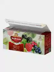Чай чёрный Майский "Лесные Ягоды", 25 пакетиков по 1,5 г
