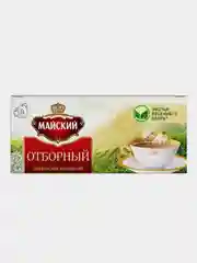 Чай чёрный Майский "Отборный", 25 пакетиков по 2 г