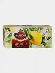 Чай чёрный Майский "Лимон", 25 пакетиков по 1,5 г