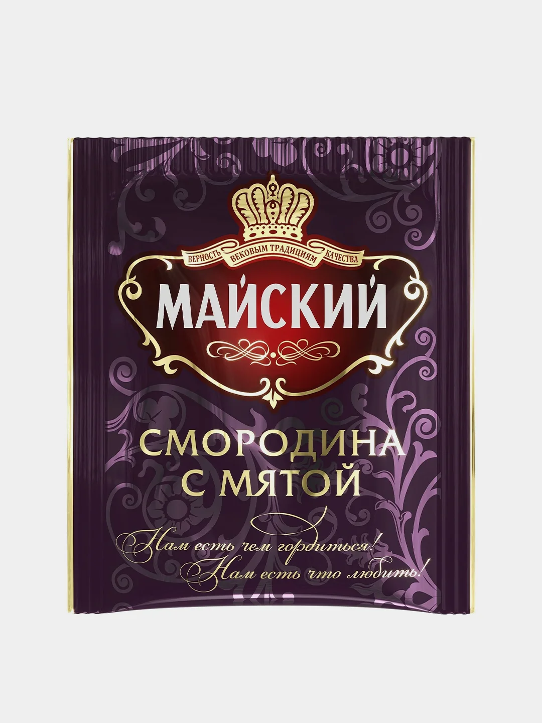 Чай чёрный Майский "Смородина с Мятой", 25 пакетиков по 2 г