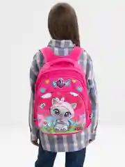 Розовый школьный рюкзак для девочек