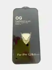 Защитное стекло для iPhone 12/12Pro с силиконовой окантовкой