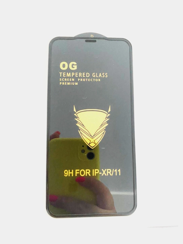 Защитное стекло для iPhone XR/11, с силиконовой окантовкой