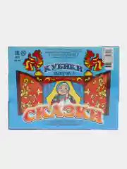 Светло-синий кубики детские, 12 кубиков