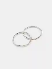 Серебряный кольца для волос 1,4 см, 10 шт