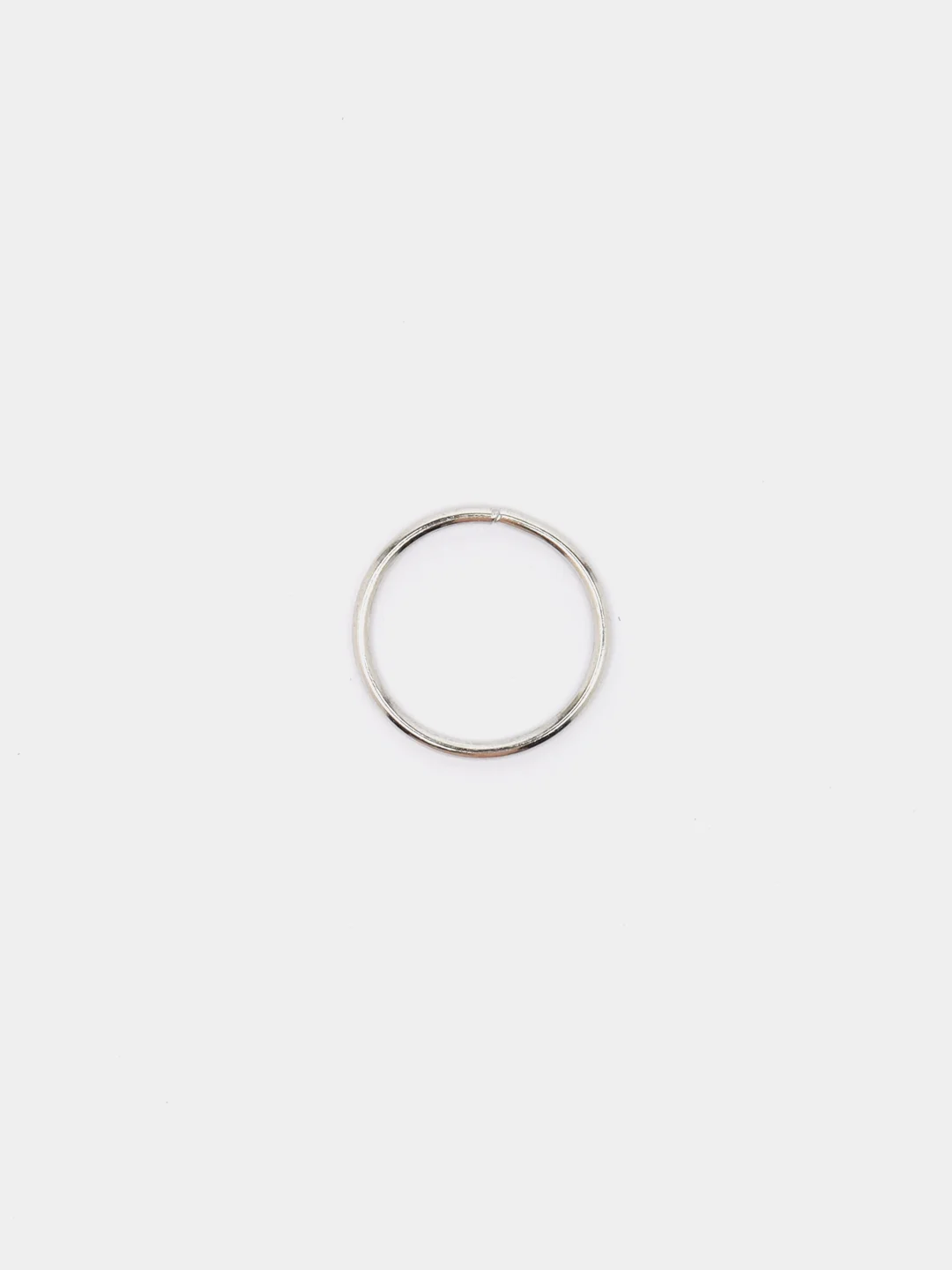 Серебряный кольца для волос 1,4 см, 10 шт