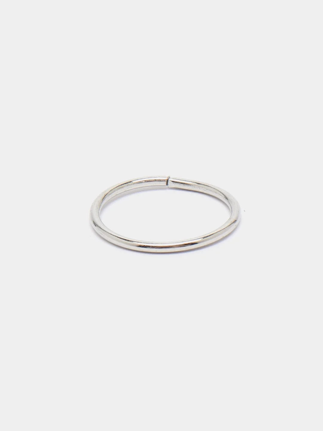 Серебряный кольца для волос 1,4 см, 10 шт