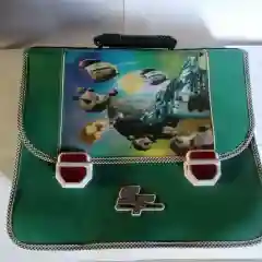 Зеленый портфель детский, рюкзак