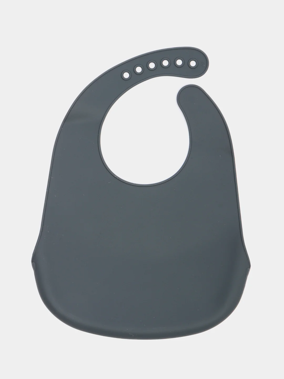 Серый нагрудник силиконовый "BIB POCKET" 16006 Happy Baby