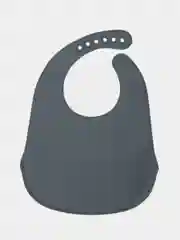 Серый нагрудник силиконовый "BIB POCKET" 16006 Happy Baby