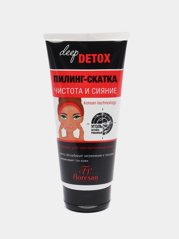 Флоресан Пилинг-скатка очищающая Deep Detox, 150 мл
