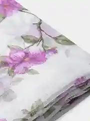 Фуксия тюль для комнаты, для интерьера, кухни, гостиной / под лён / 300х270 см / дом, дача