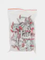 Саморезы по металлу острые, красные, RAL 3003 4,2 х 19 мм, 30 шт