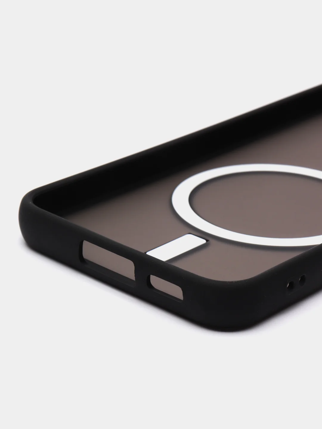 Черный чехол MagSafe для Samsung 23, S23 Ultra