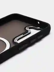 Черный чехол MagSafe для Samsung 23, S23 Ultra