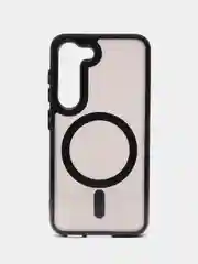 Черный чехол MagSafe для Samsung 23, S23 Ultra