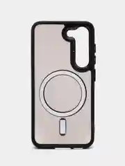 Черный чехол MagSafe для Samsung 23, S23 Ultra