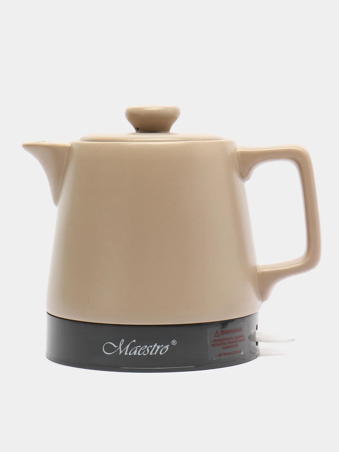 Чайник электрический Maestro MR-071-BEIGE бежевый, керамика, 1 л