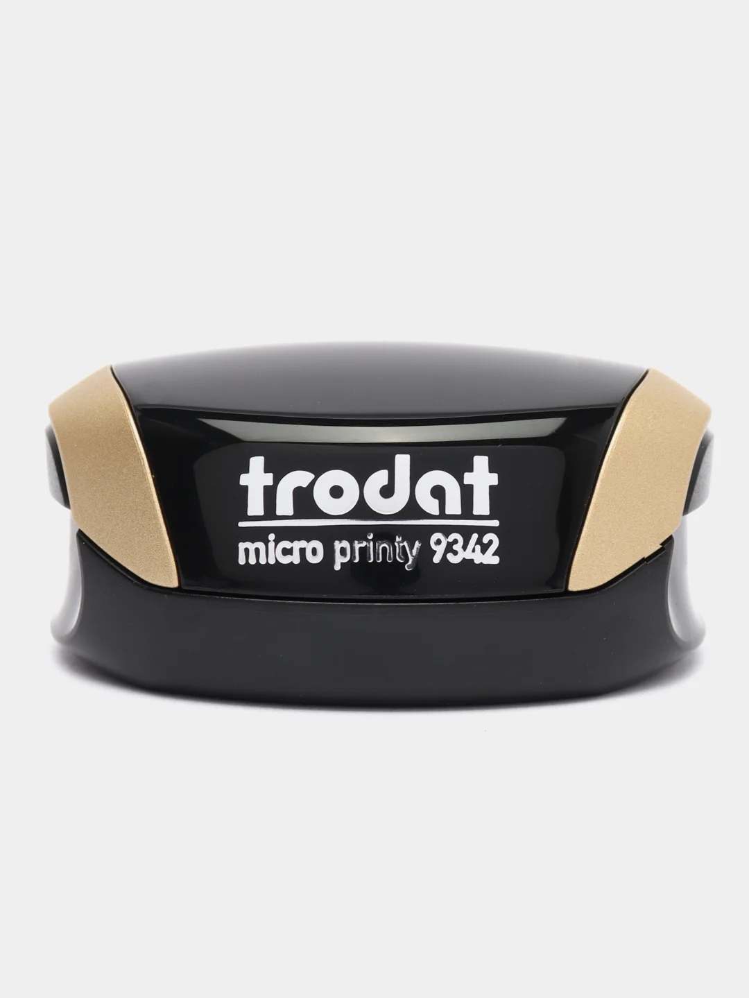 Золотой trodat Micro Printy 9342 Полуавтоматическая, карманная оснастка для печати а