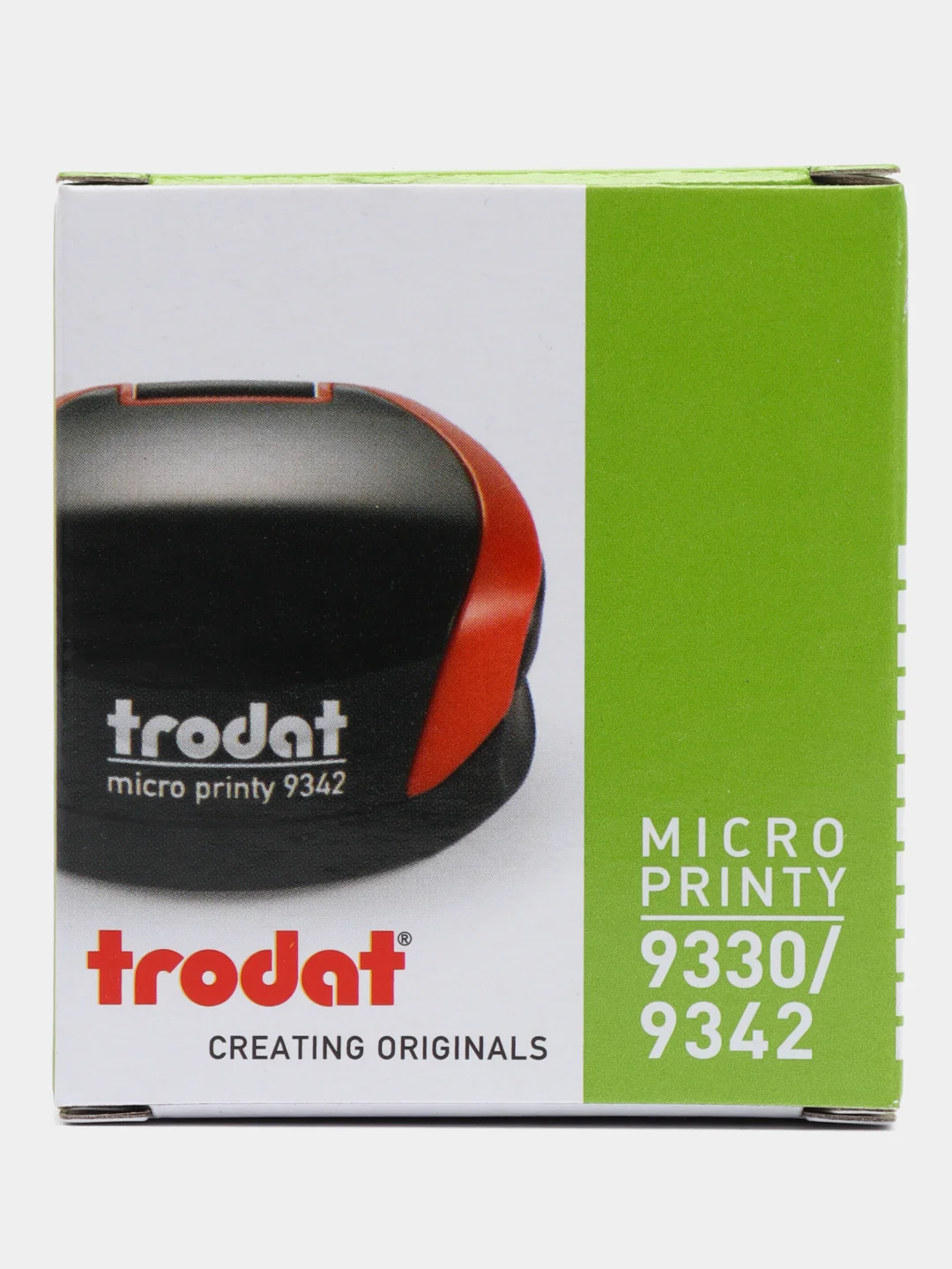Золотой trodat Micro Printy 9342 Полуавтоматическая, карманная оснастка для печати а