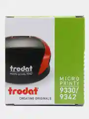 Золотой trodat Micro Printy 9342 Полуавтоматическая, карманная оснастка для печати а