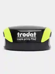 Желтый trodat Micro Printy 9342 Полуавтоматическая, карманная оснастка для печати а