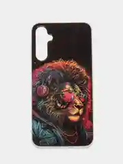 Терракотовый чехол для Samsung Galaxy A34 / Самсунг Галакси А34, силиконовый, с рисунком