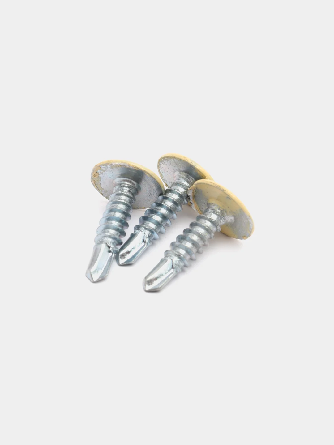 Саморезы по металлу со сверлом, слоновая кость, RAL 1014, 4,2 х 19 мм, 30 шт