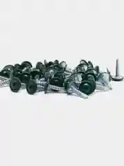 Саморезы по металлу со сверлом зеленый мох RAL 6005 4,2 х 19 мм, 30 шт