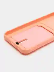 Коралловый чехол для Samsung Galaxy A54 5G, Самсунг Галакси А54 5Г, силиконовый, с карманом для карты