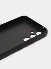 Черный чехол для Samsung Galaxy A54 / Самсунг Галакси А54, силиконовый, матовый, черный