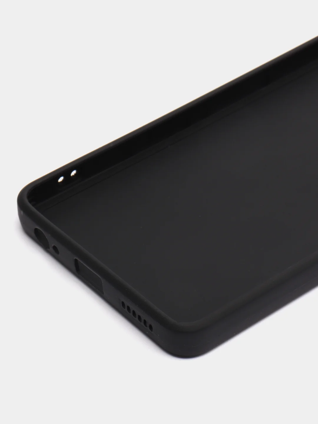 Черный чехол для Tecno Spark 10 Pro (Техно Спарк 10 Про), силиконовый, прозрачный
