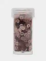 Коралловый меланж пайетки круглые, матовые и глянцевые, 4 мм