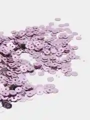 Лавандовый пайетки круглые, матовые и глянцевые, 4 мм