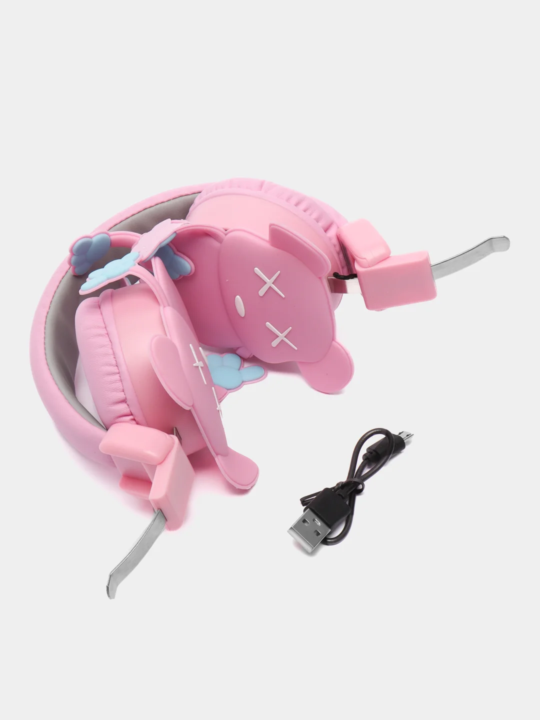 Розовый беспроводные наушники KAWS