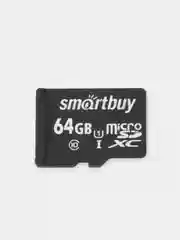 Карта памяти SmartBuy Micro SD, class 10, с адаптером, 5 объёмов