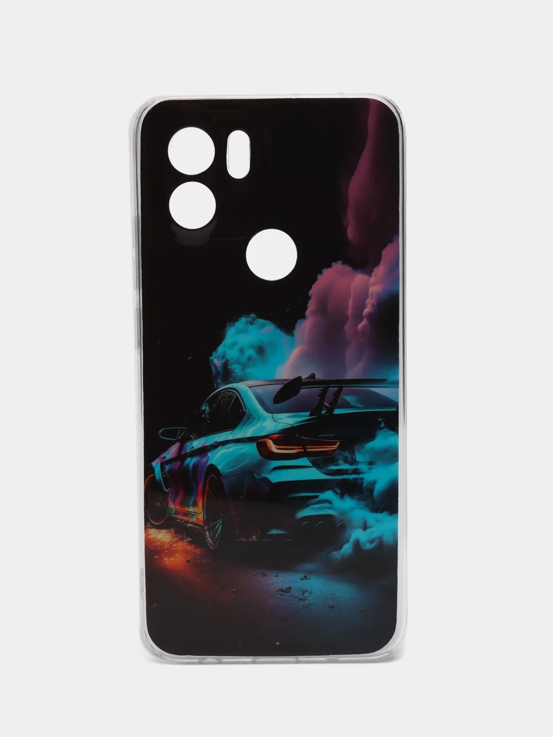 Голубой чехол для Xiaomi Redmi A1 Plus / A1+ A2+ Poco C51 (Сяоми Редми А1 Плюс / А1+) с рисунком