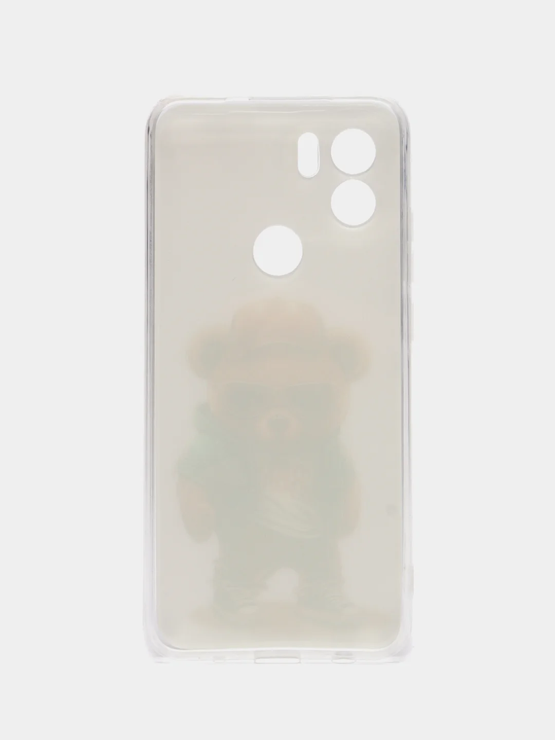 Коричневый чехол для Xiaomi Redmi A1 Plus / A1+ A2+ Poco C51 (Сяоми Редми А1 Плюс / А1+) с рисунком