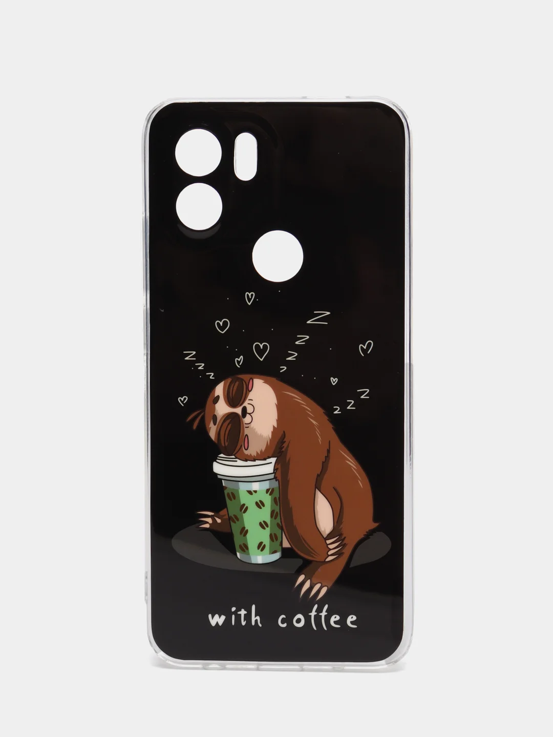 Угольный чехол для Xiaomi Redmi A1 Plus / A1+ A2+ Poco C51 (Сяоми Редми А1 Плюс / А1+) с рисунком