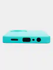 Мятный чехол силиконовый для Realme C33 / Реалми С33
