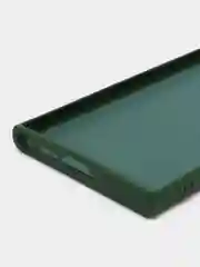 Зеленый чехол для Samsung Galaxy S23 Ultra (Самсунг Галакси С23 Ультра), силиконовый