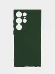 Зеленый чехол для Samsung Galaxy S23 Ultra (Самсунг Галакси С23 Ультра), силиконовый