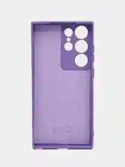 Пурпурный чехол для Samsung Galaxy S23 Ultra (Самсунг Галакси С23 Ультра), силиконовый