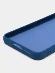 Синий меланж чехол для Samsung Galaxy S23 (Самсунг Галакси С23), силиконовый