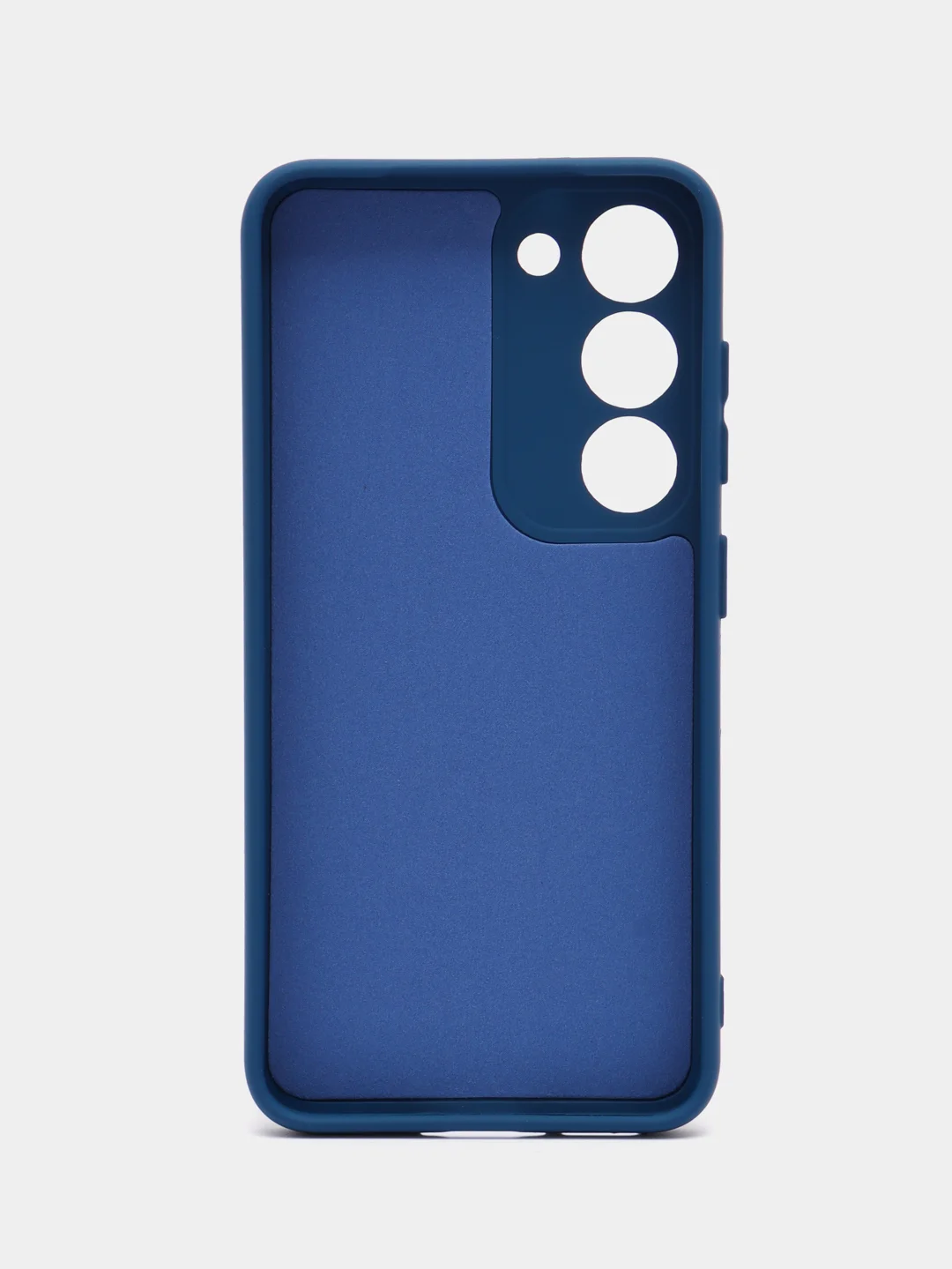 Синий меланж чехол для Samsung Galaxy S23 (Самсунг Галакси С23), силиконовый