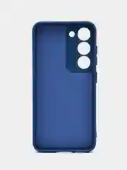 Синий меланж чехол для Samsung Galaxy S23 (Самсунг Галакси С23), силиконовый