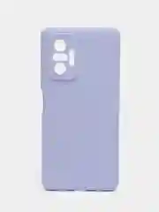 Небесно-голубой чехол силиконовый Silicone Cover для Xiaomi Redmi Note 10 Pro, Сяоми Редми Нот 10 Про