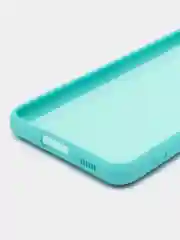 Бирюзовый чехол силиконовый для Samsung Galaxy S21, Самсунг Галакси С21