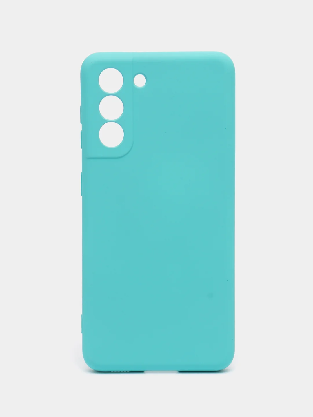 Бирюзовый чехол силиконовый для Samsung Galaxy S21, Самсунг Галакси С21