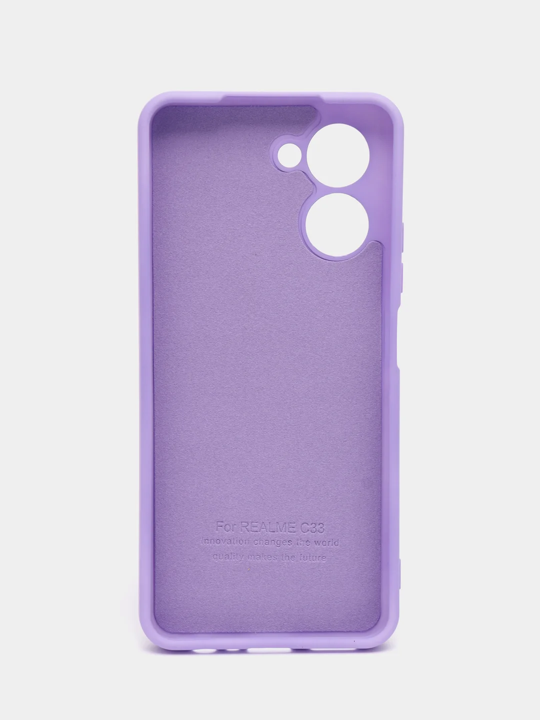 Аметистовый чехол силиконовый для Realme C33 / Реалми С33